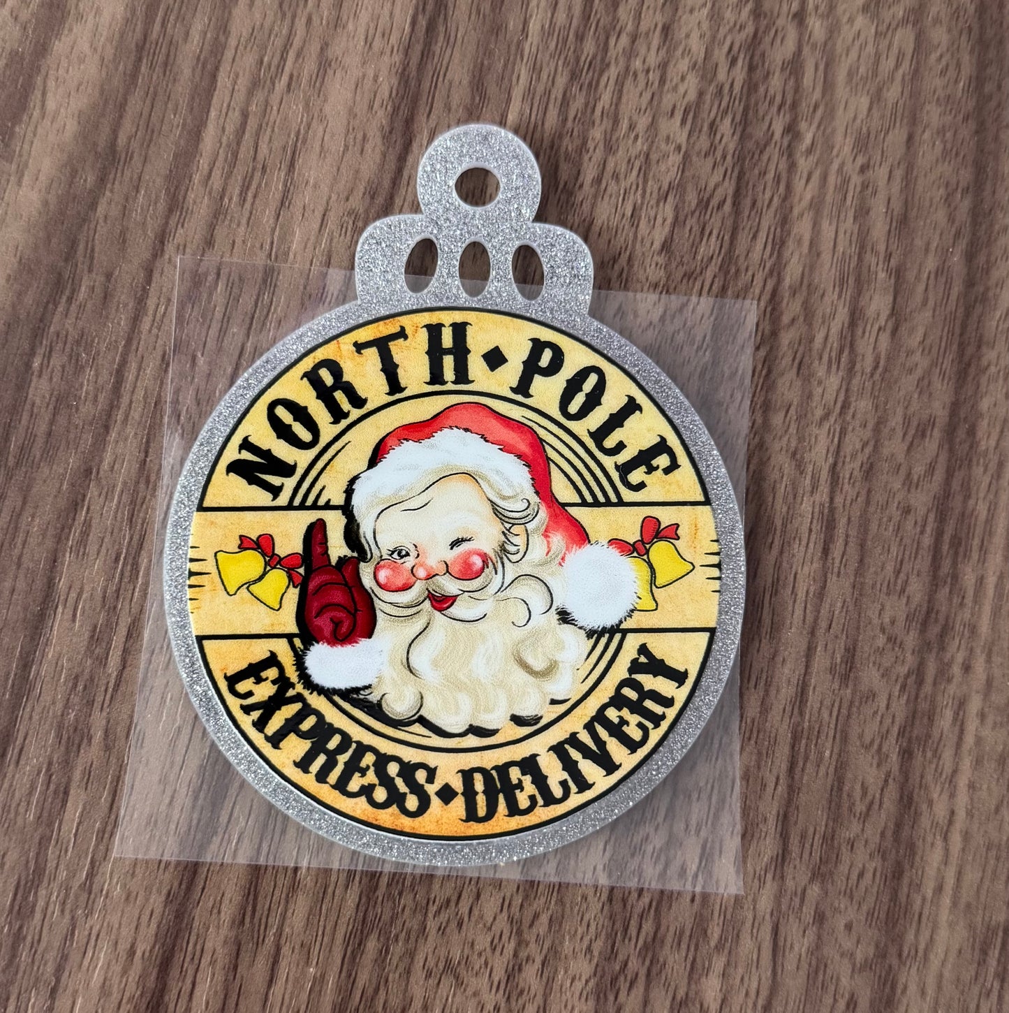 North Pole Express Circle Decal