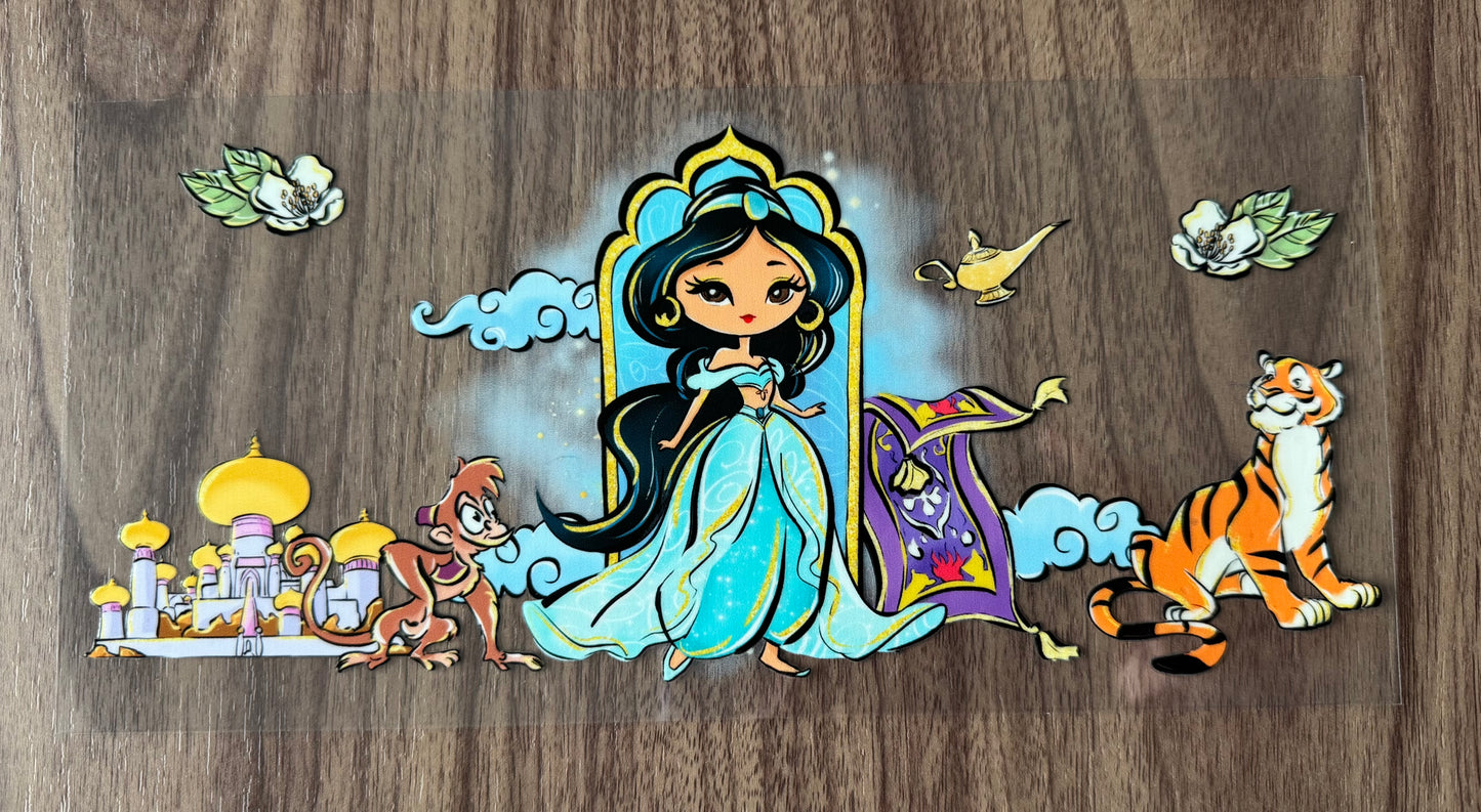 Pretty Teal Princess Cup Wrap