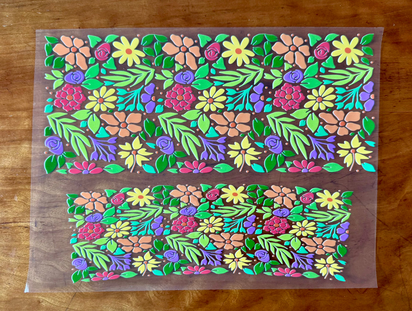 Colorful Blooms Cup Wrap
