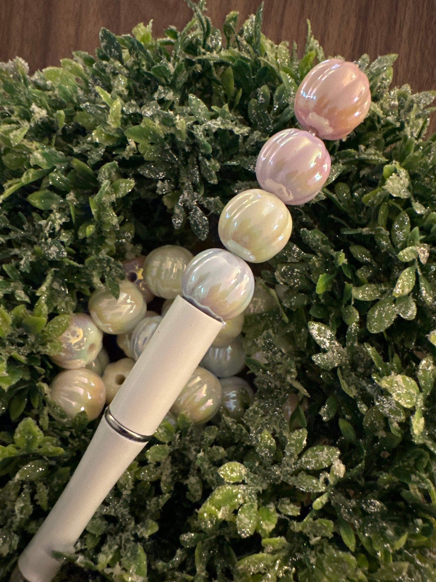 16mm Pastel Pumpkin Beads