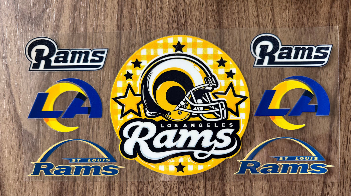 LA Football Helmet Cup Wrap
