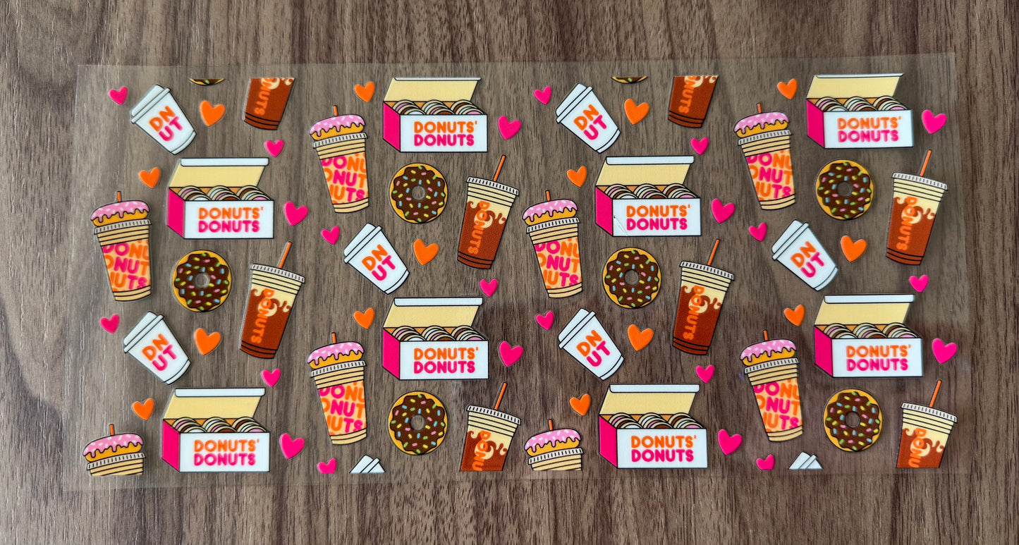 Donuts & Coffee Cup Wrap