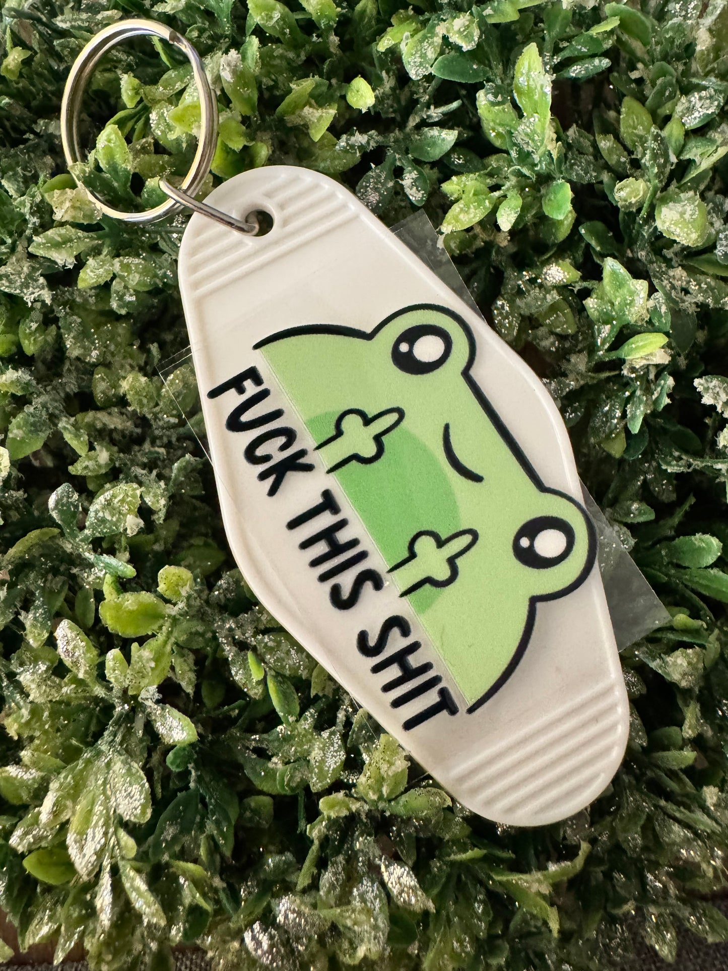 F This Frog Keychain Decal