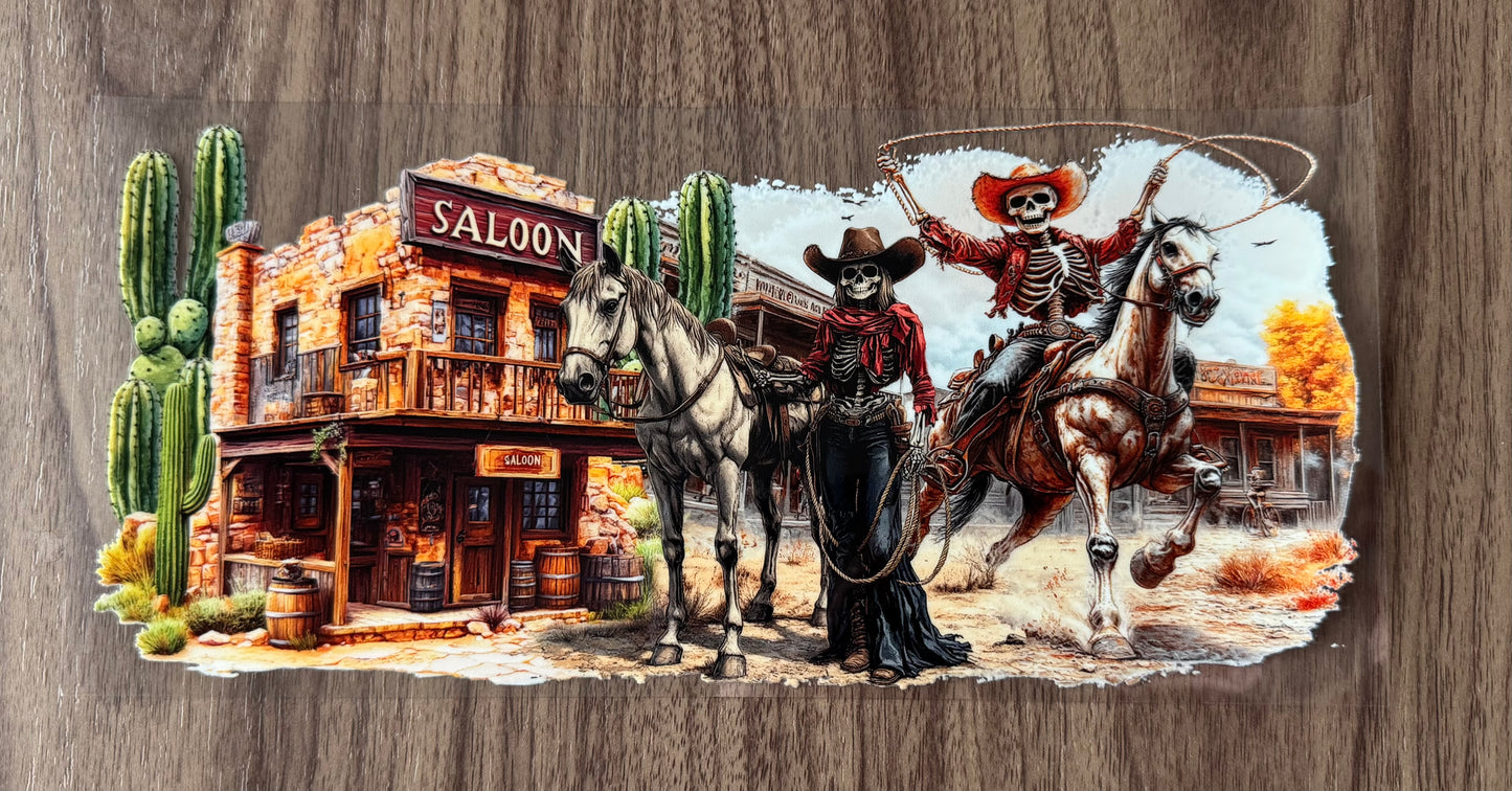 Western Skeletons Cup Wrap