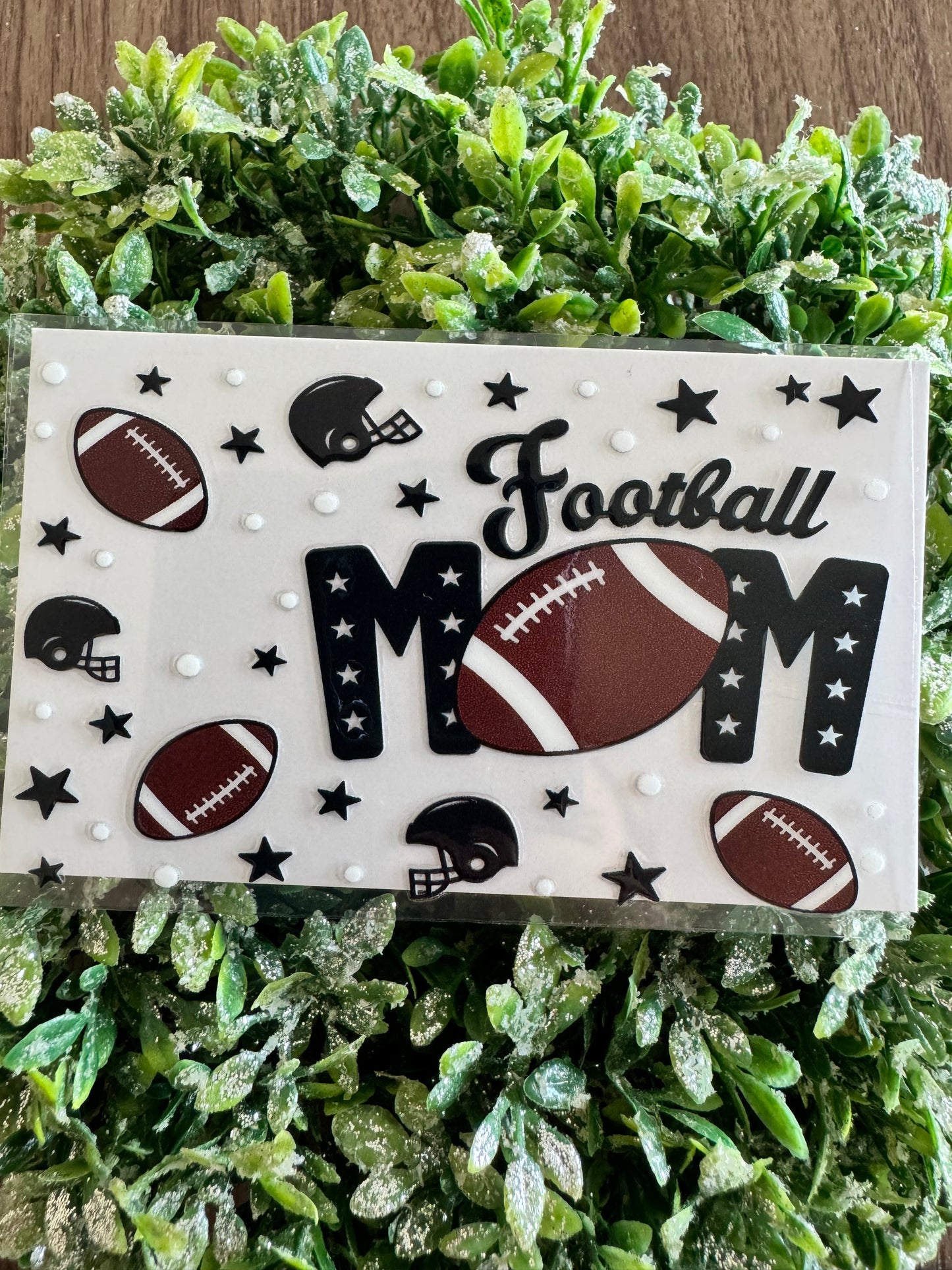 Football Mom Card Wrap