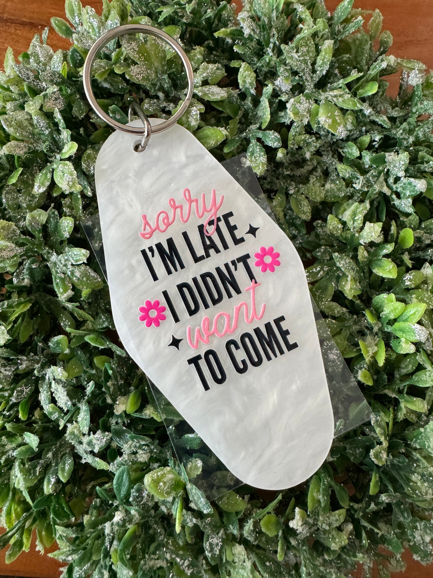 Didn’t Want To Come Keychain Decal