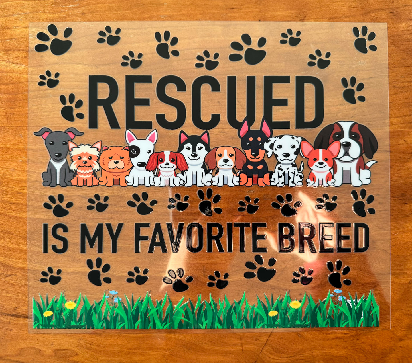 Rescued Favorite Breed Cup Wrap