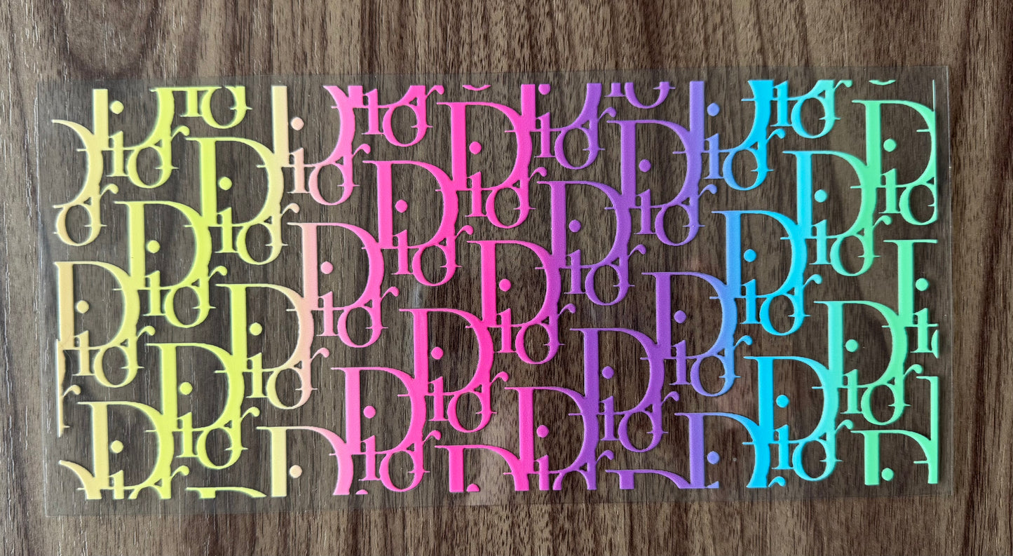 Rainbow D Boujee Cup Wrap