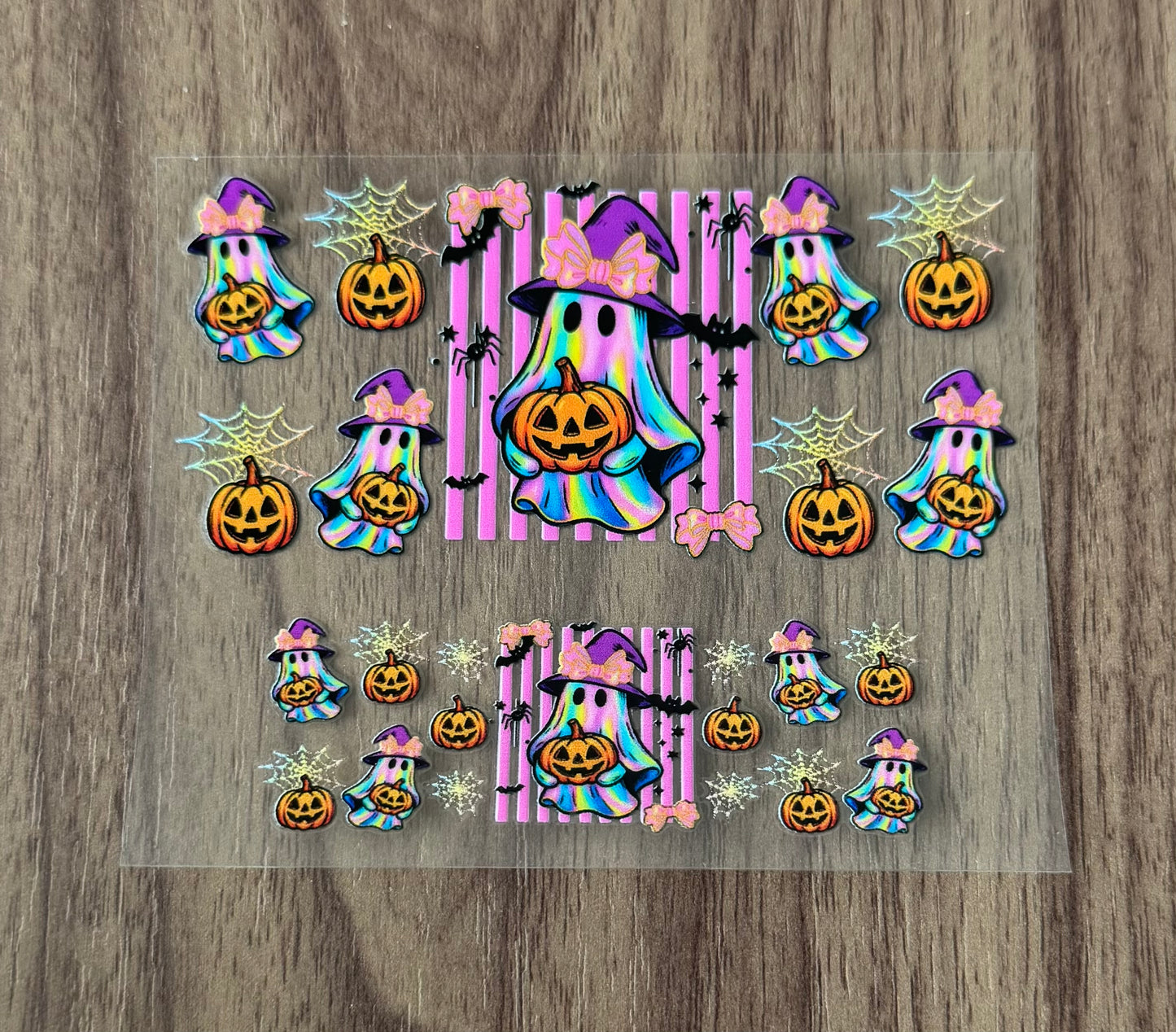 Colorful Ghost Mini Wrap