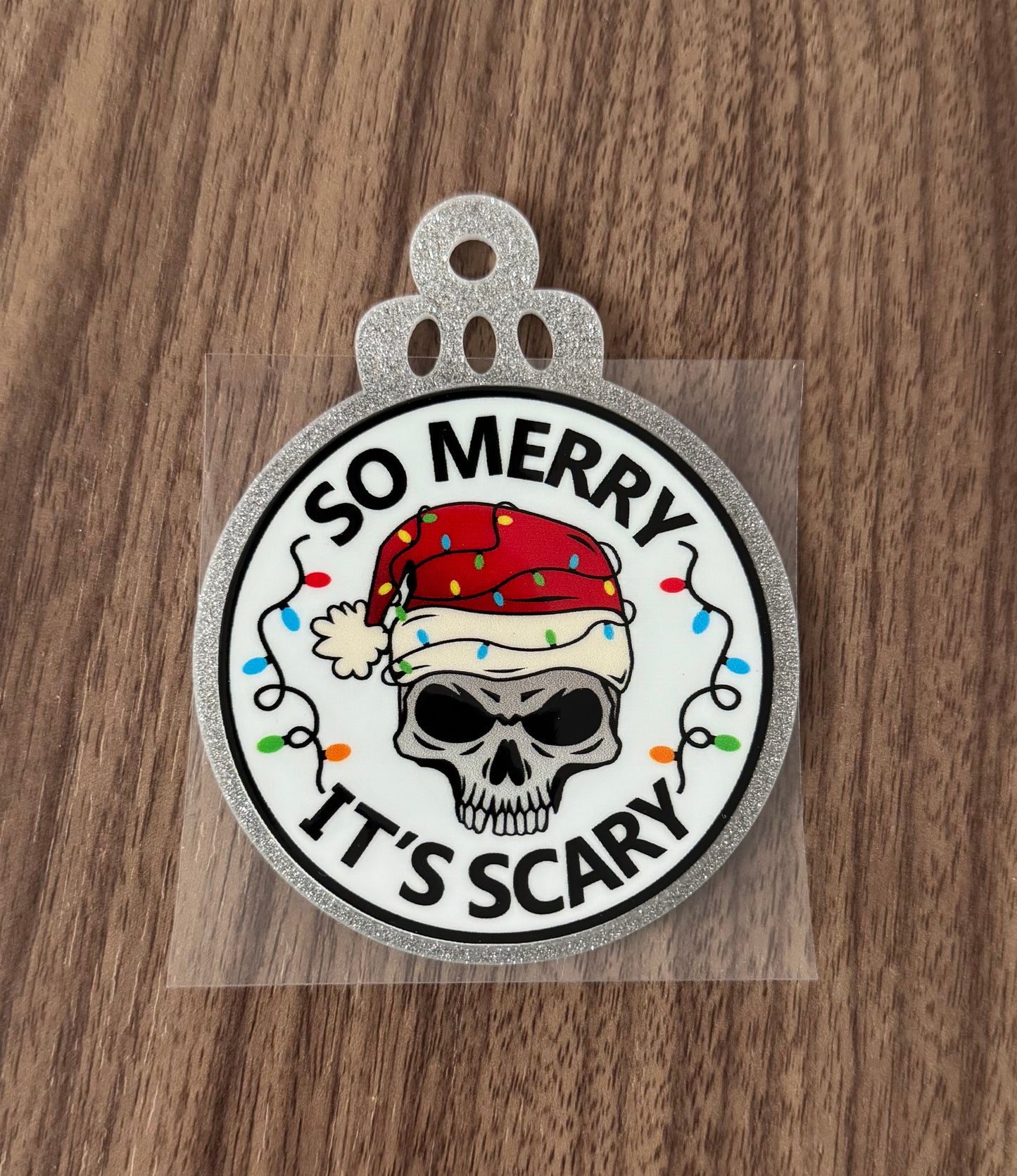 So Merry It’s Scary Circle Decal