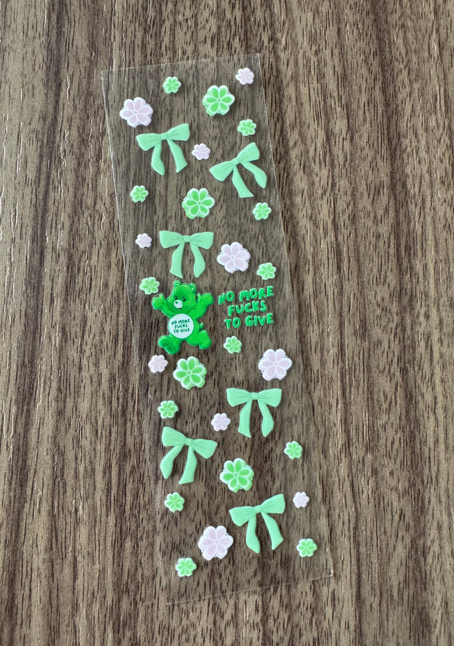 Green Swear Bear Pen Wrap