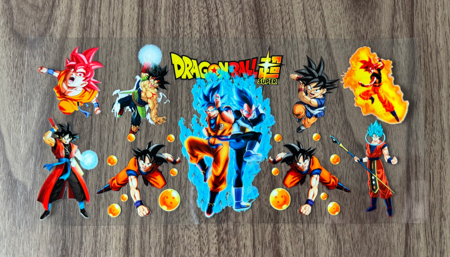 Anime Dragon Flames Cup Wrap