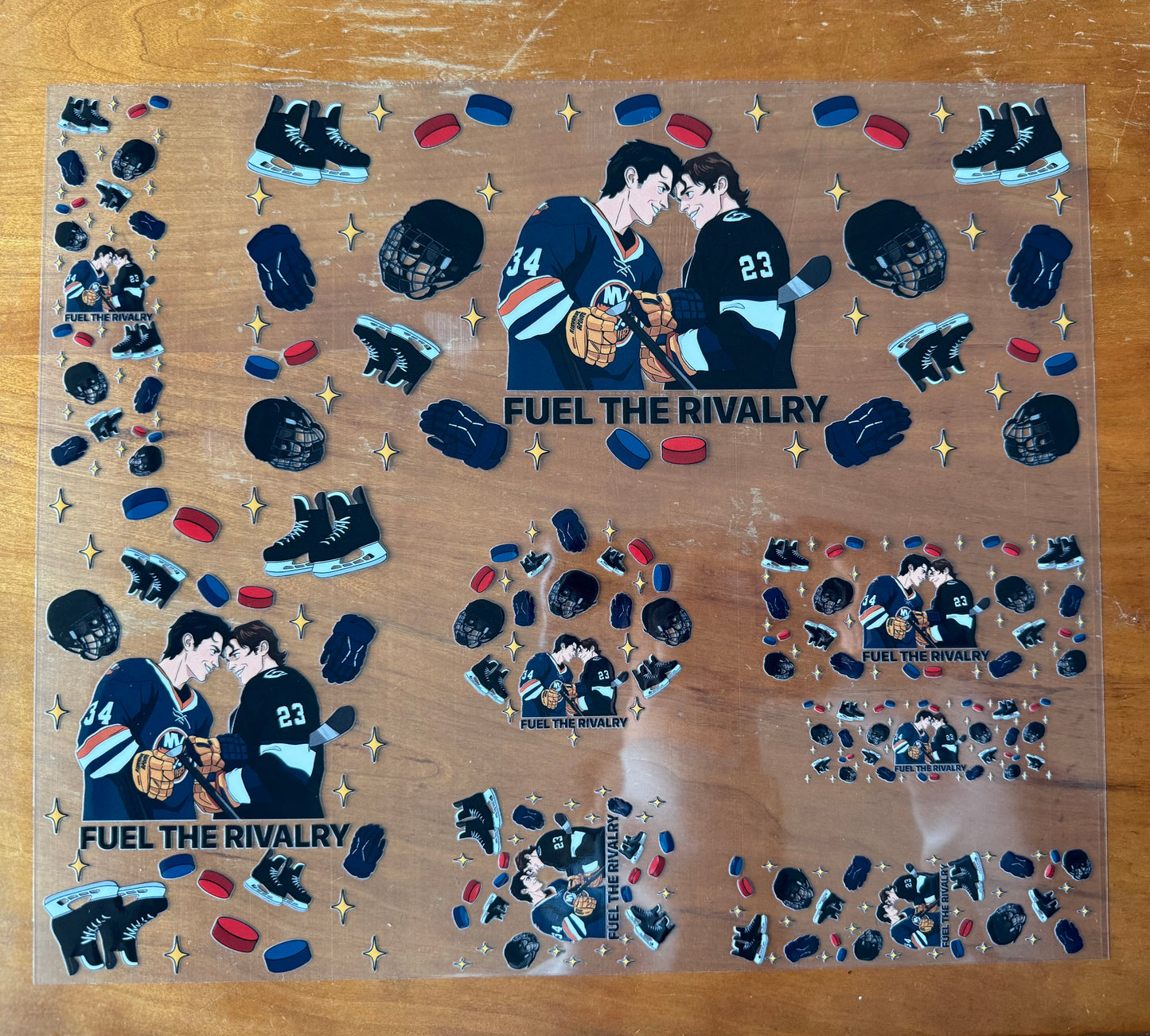 Hot Hockey Show Wrap Set