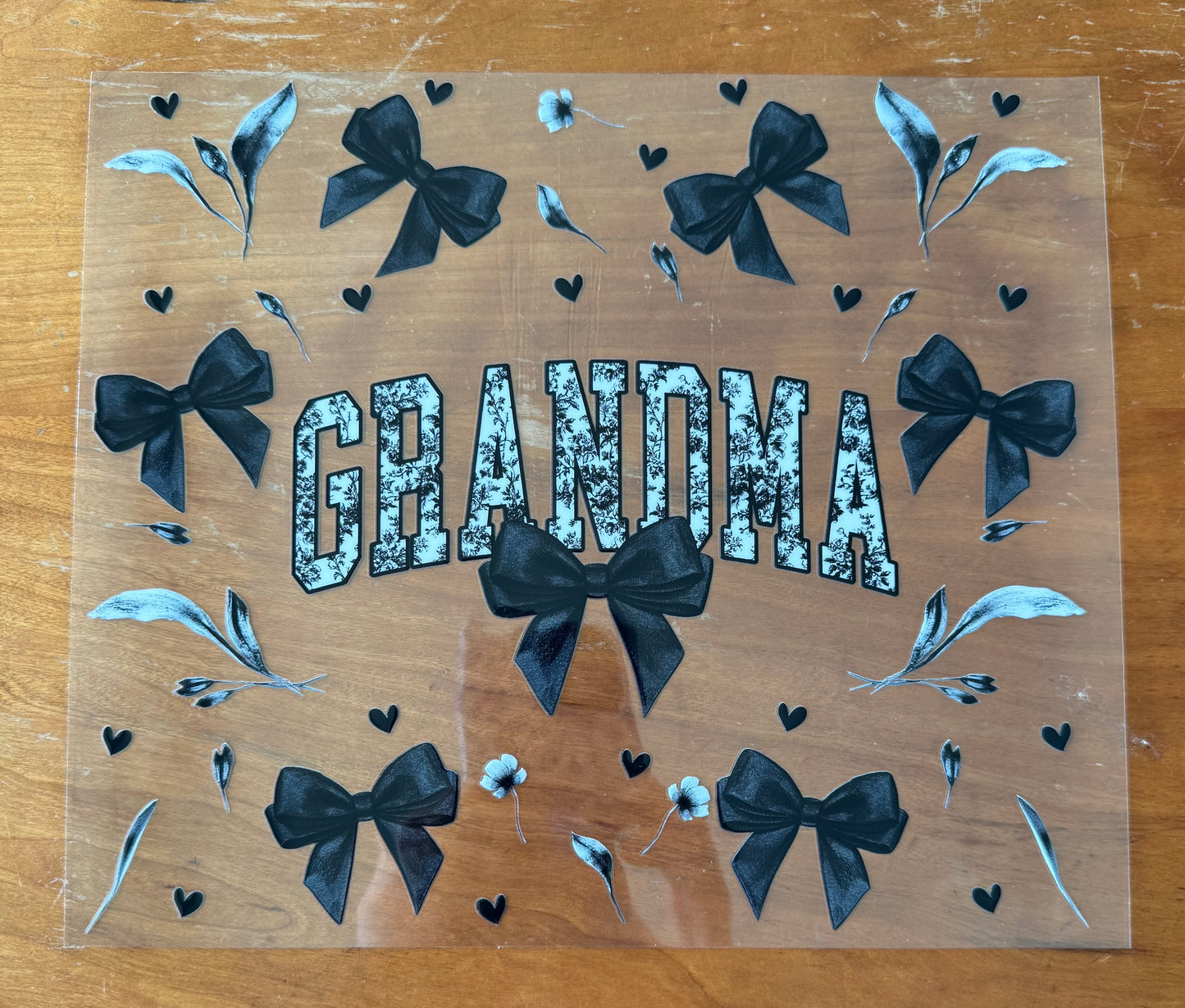 Black Grandma Cup Wrap