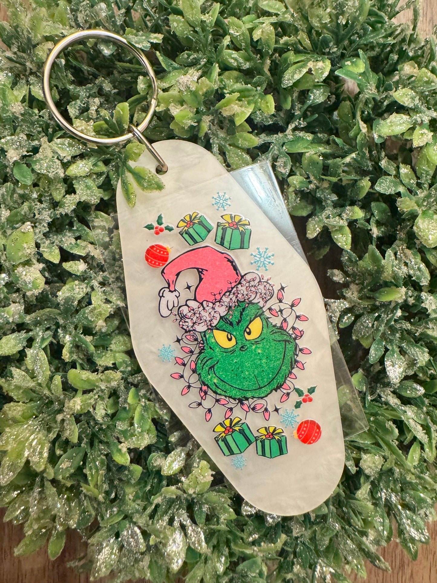 Pink Green Guy Keychain Decal