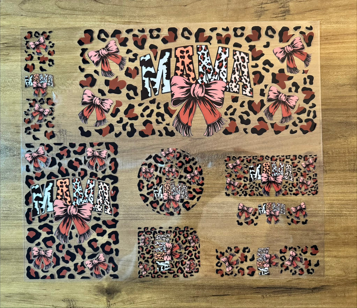 Animal Print Mama Wrap Set