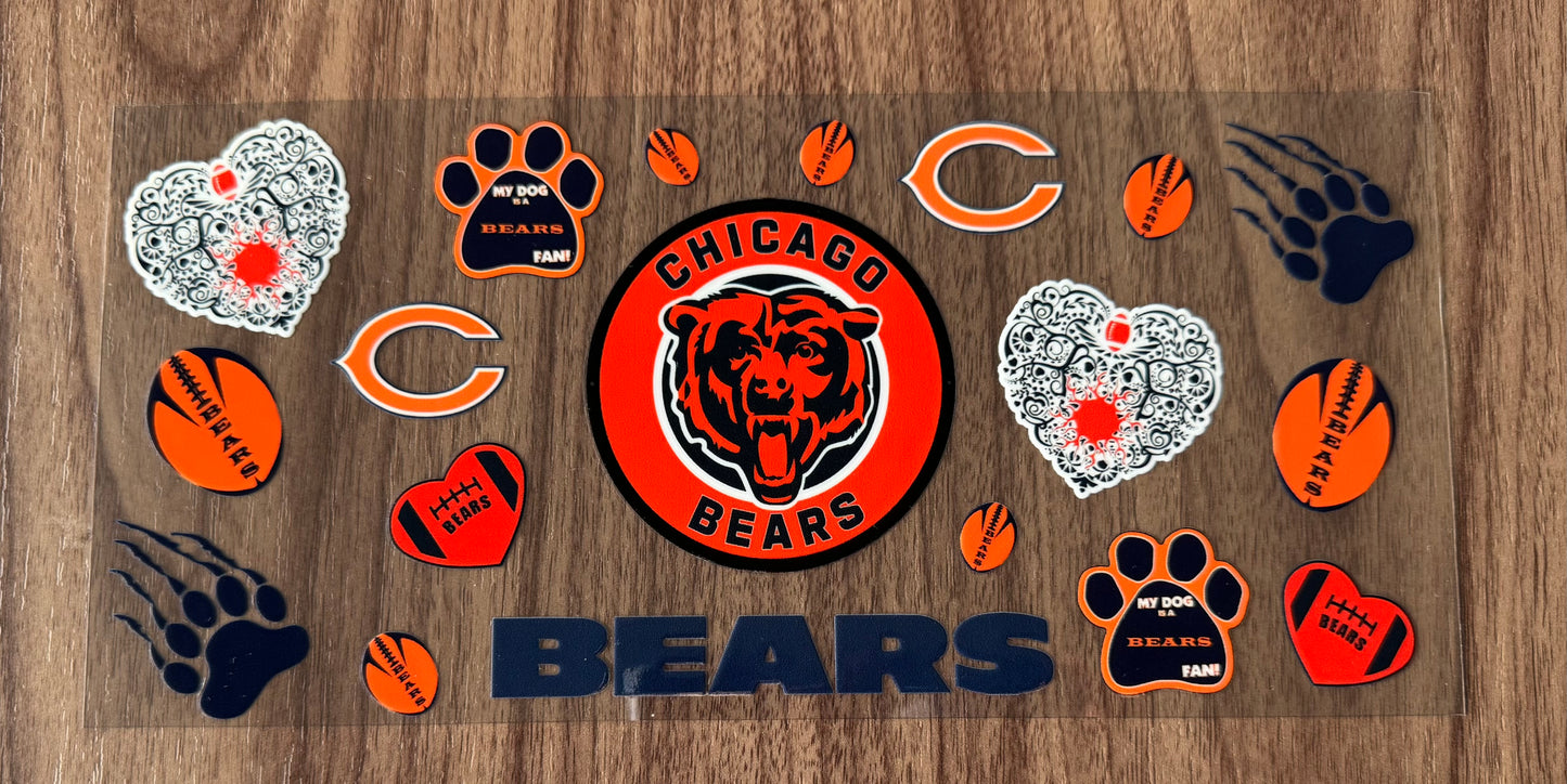 Chicago Football Circle Cup Wrap