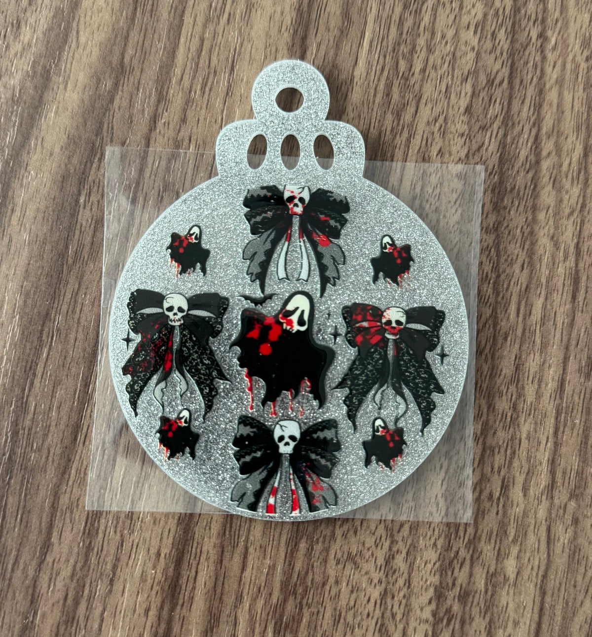 Scary Bows Circle Decal