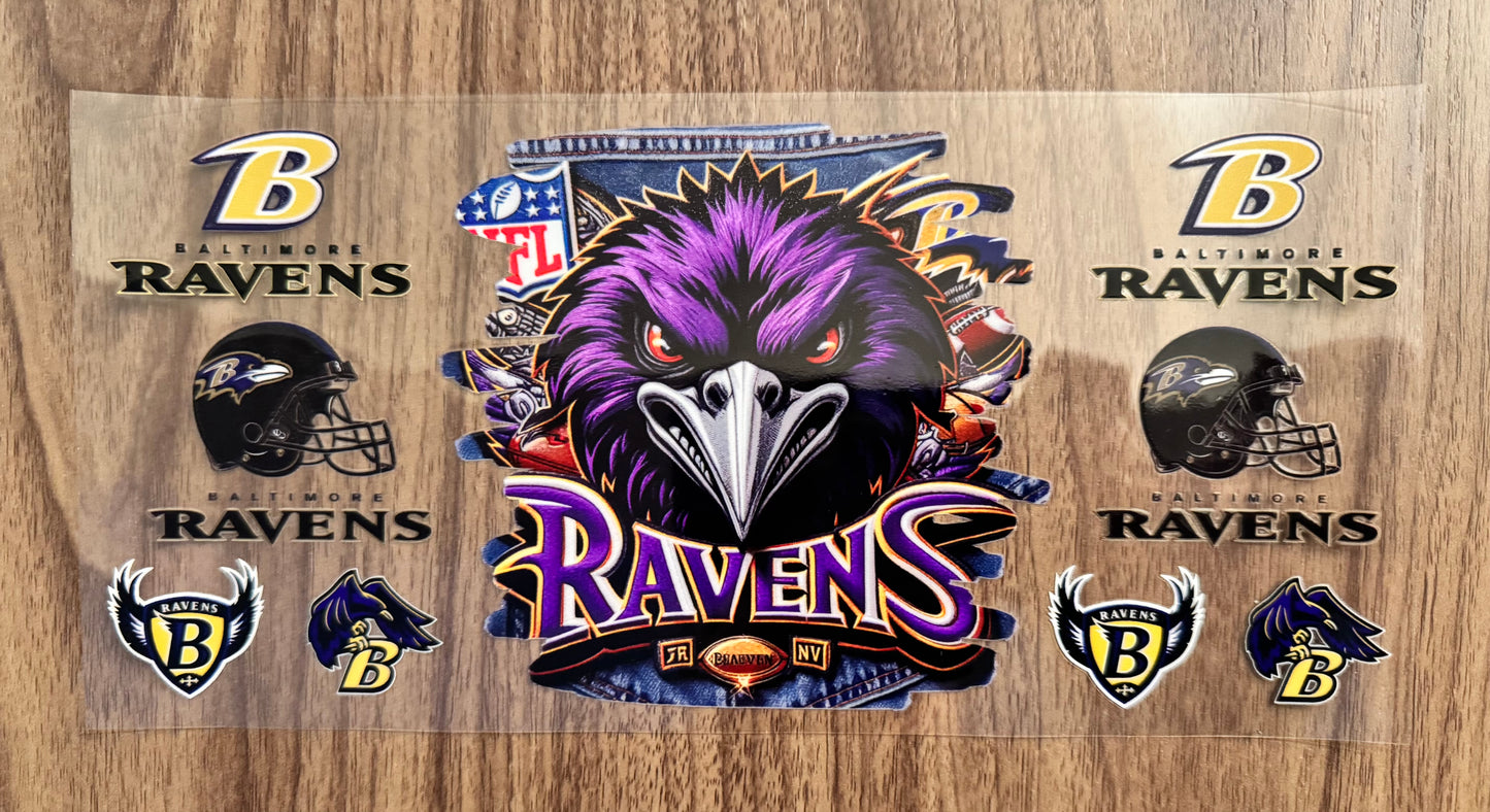 Baltimore Football Character Cup Wrap