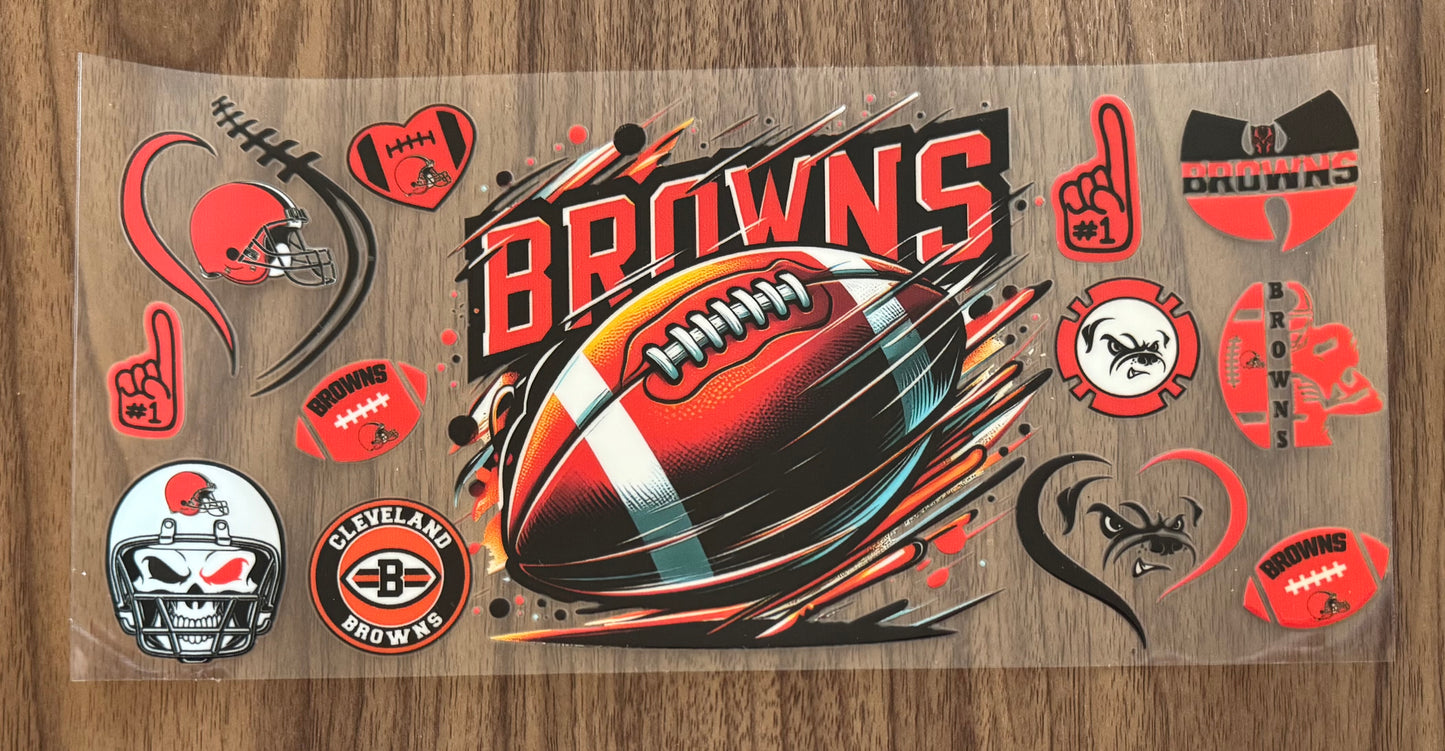 Ohio Football Ball Cup Wrap