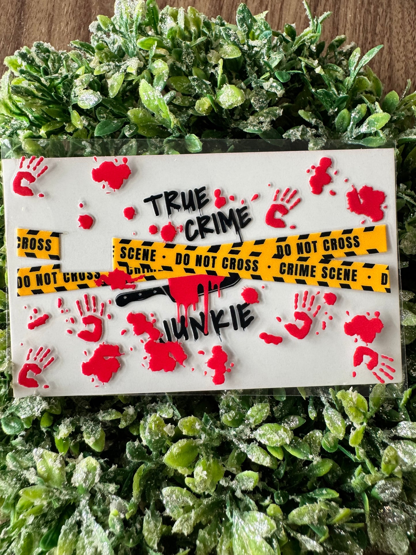 True Crime Junkie Card Wrap