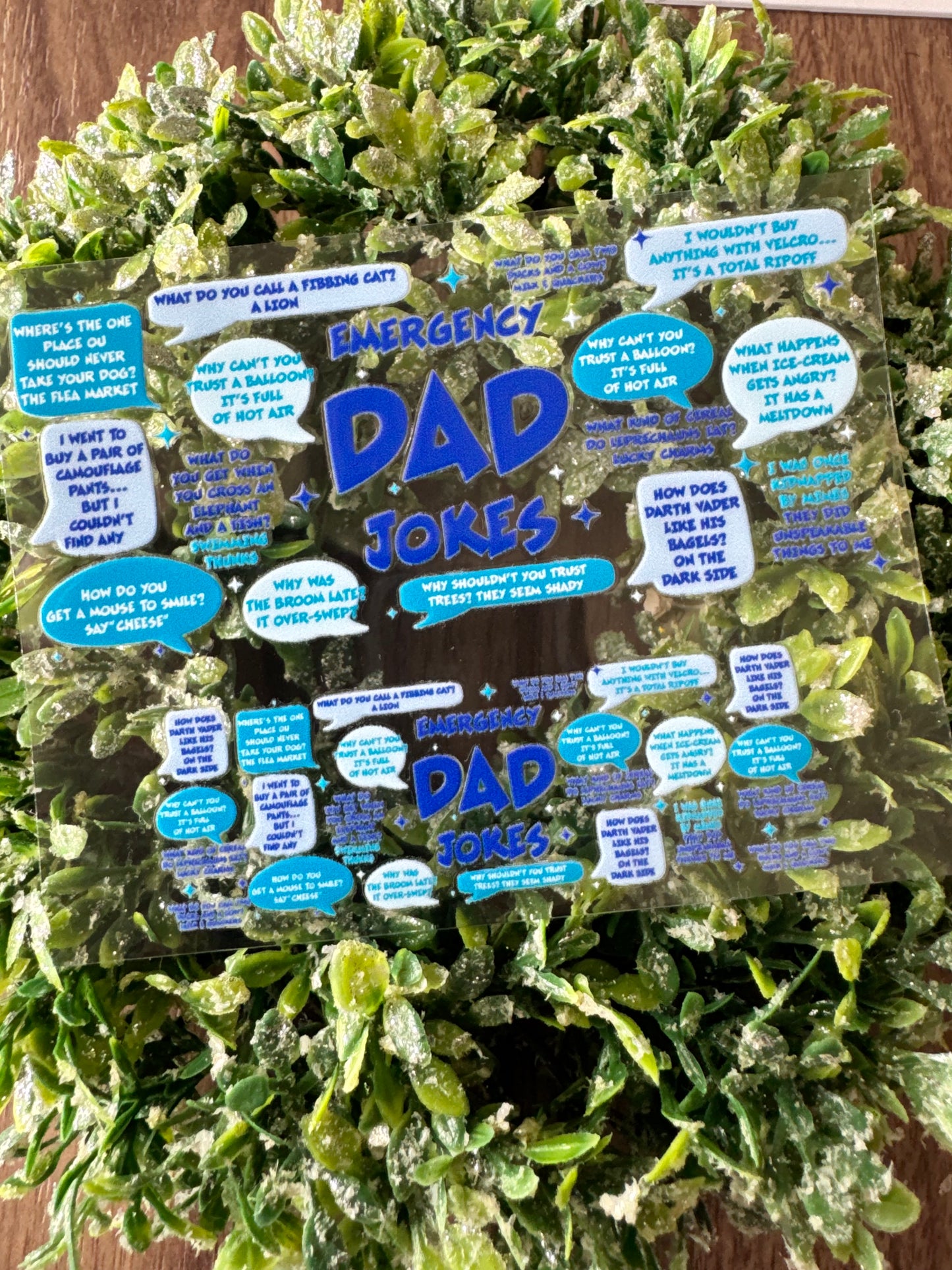 Emergency Dad Jokes Mini Wrap