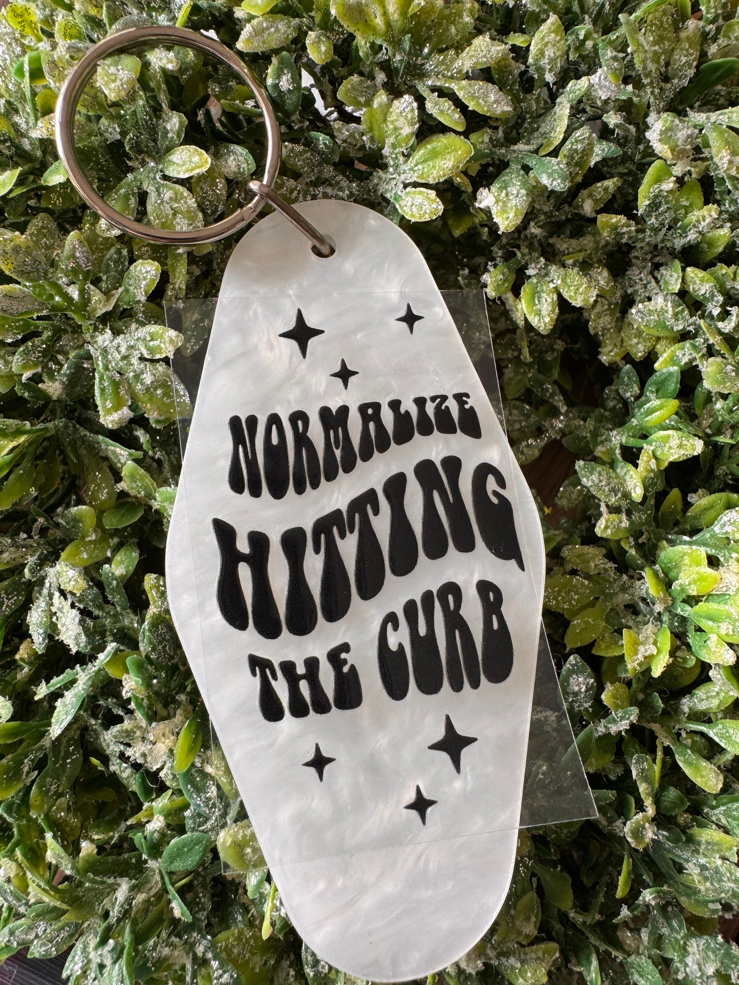 Normalize Hitting the Curb Keychain Decal