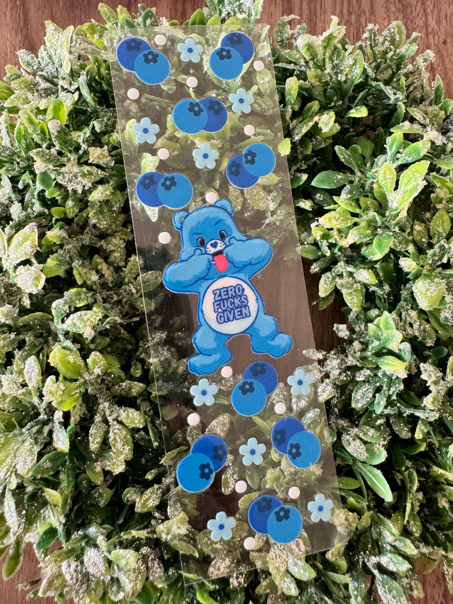 Blue Swear Bear Pen Wrap