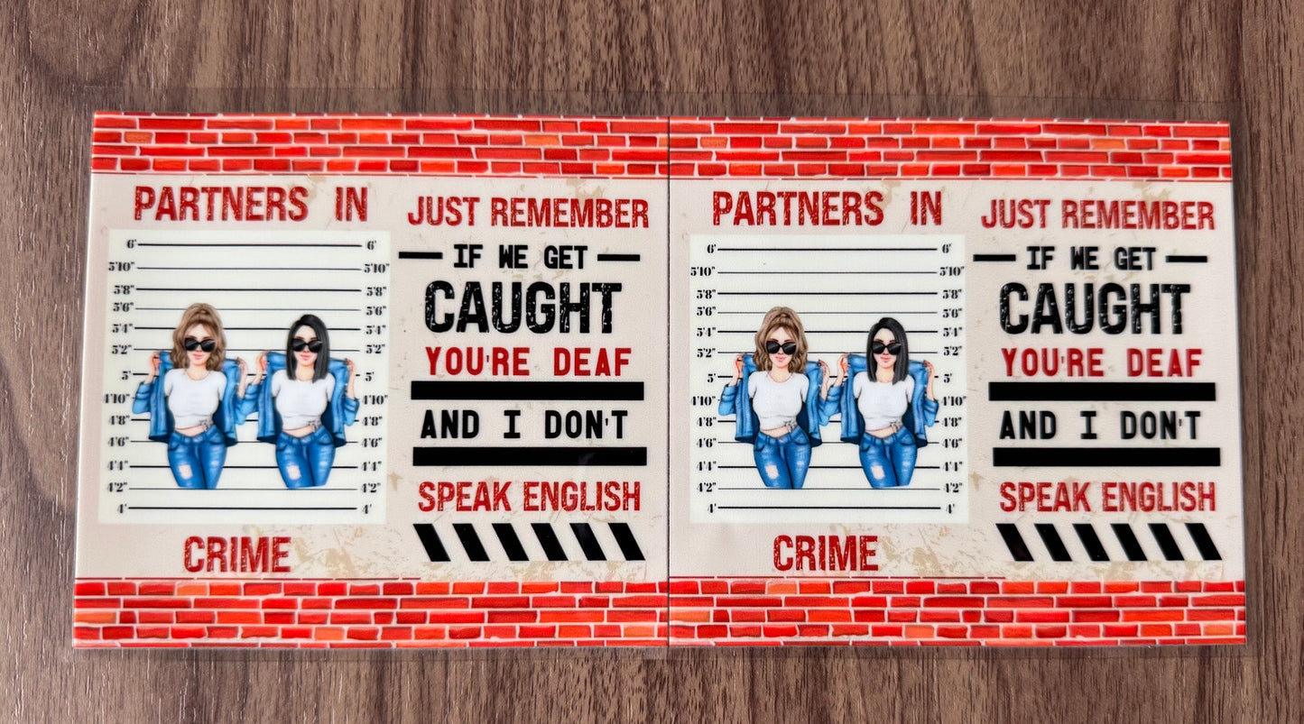 Partners in Crime Cup Wrap