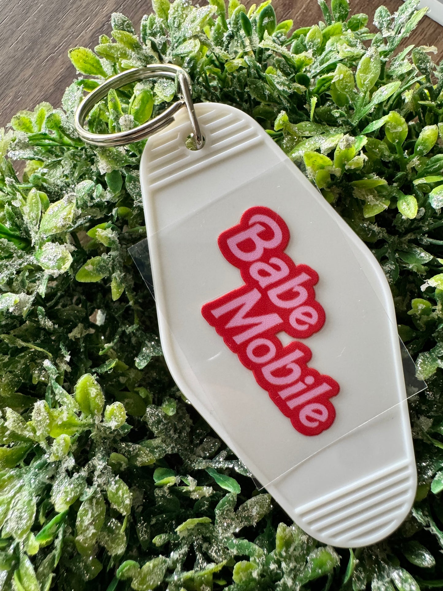 Babe Mobile Keychain Decal