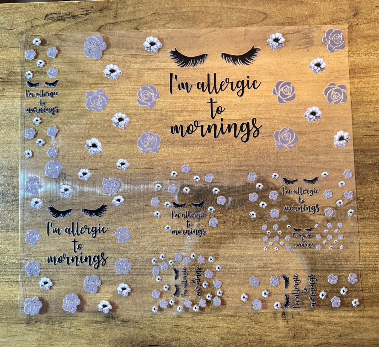 Allergic to Mornings Wrap Set