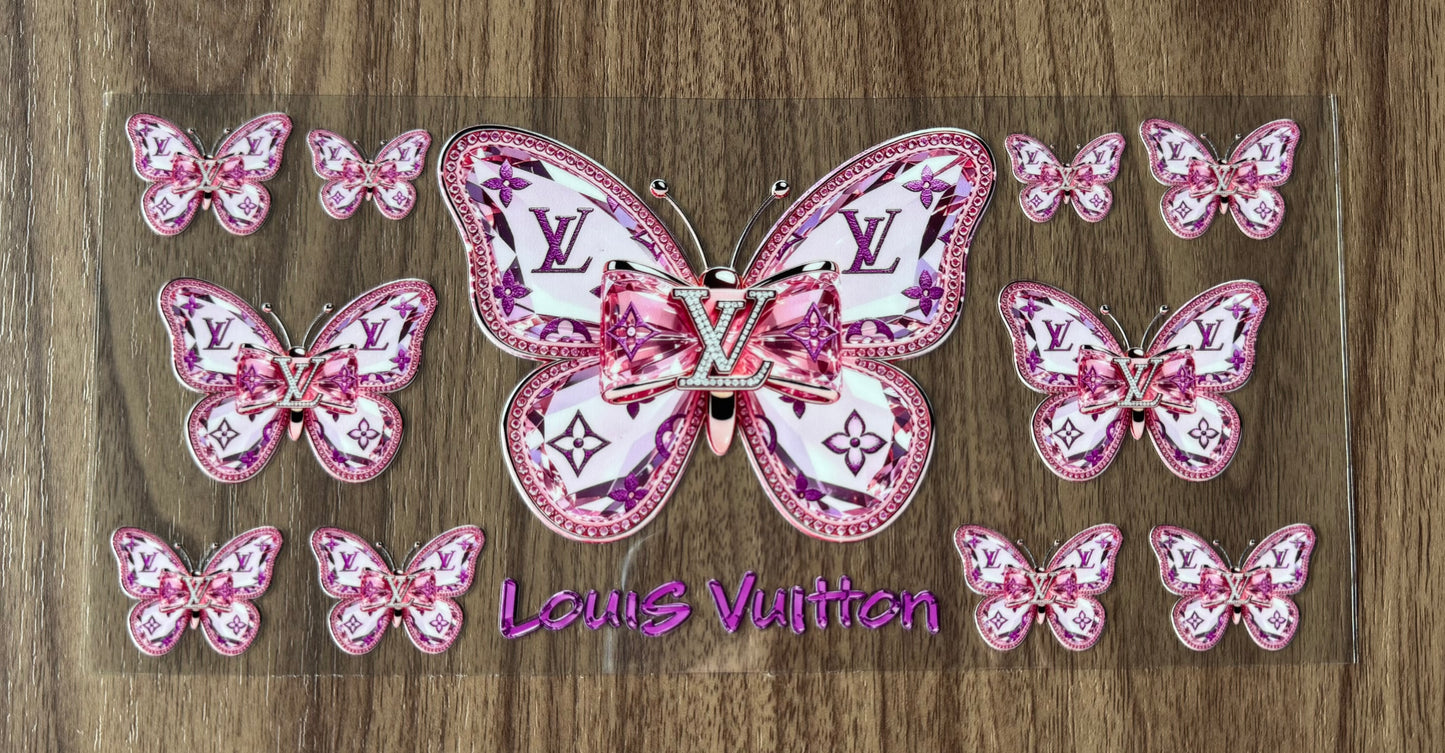 Pink/Purple Loo Boujee Butterfly Cup Wrap