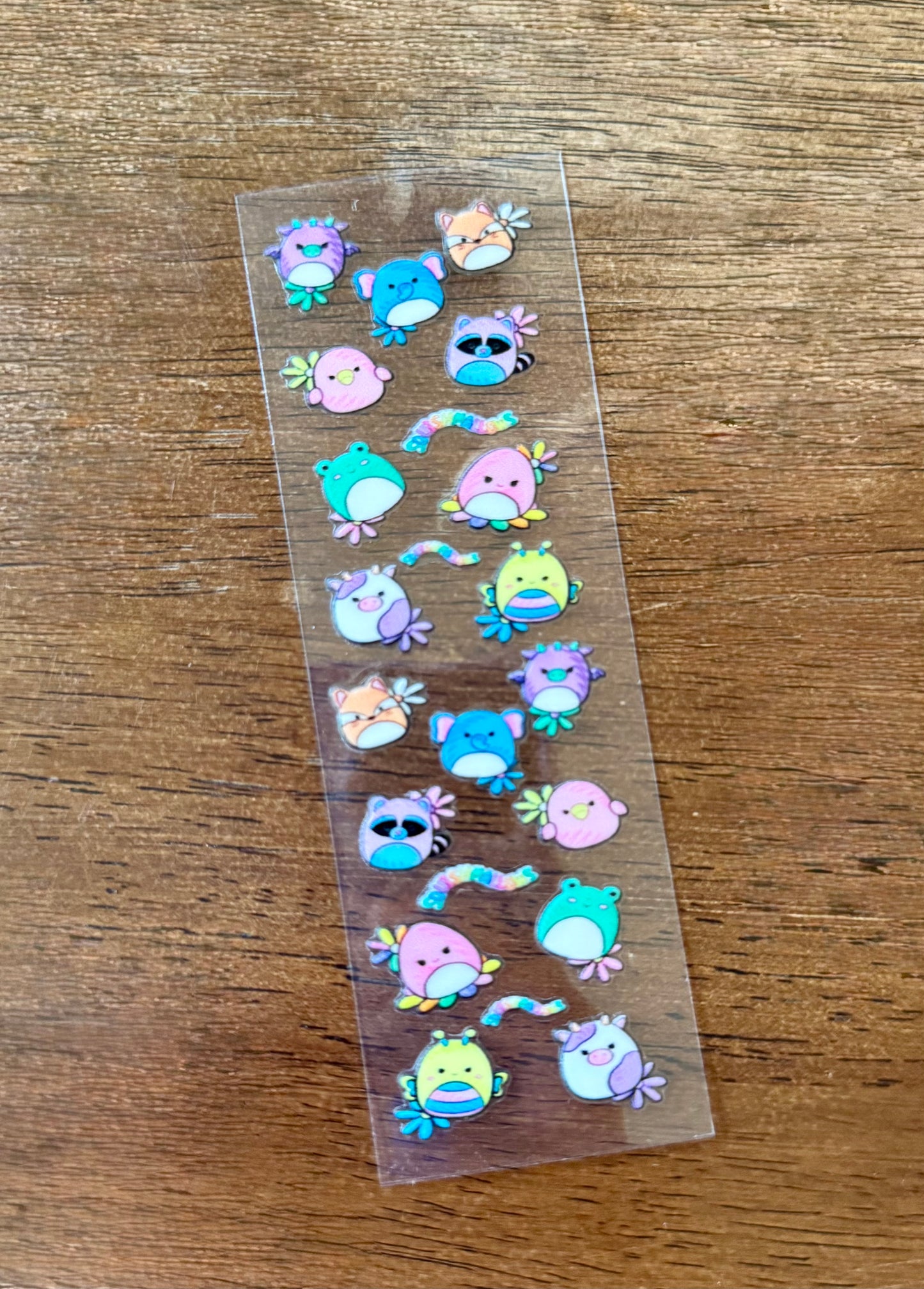 Colorful Marshmallow Animals Pen Wrap