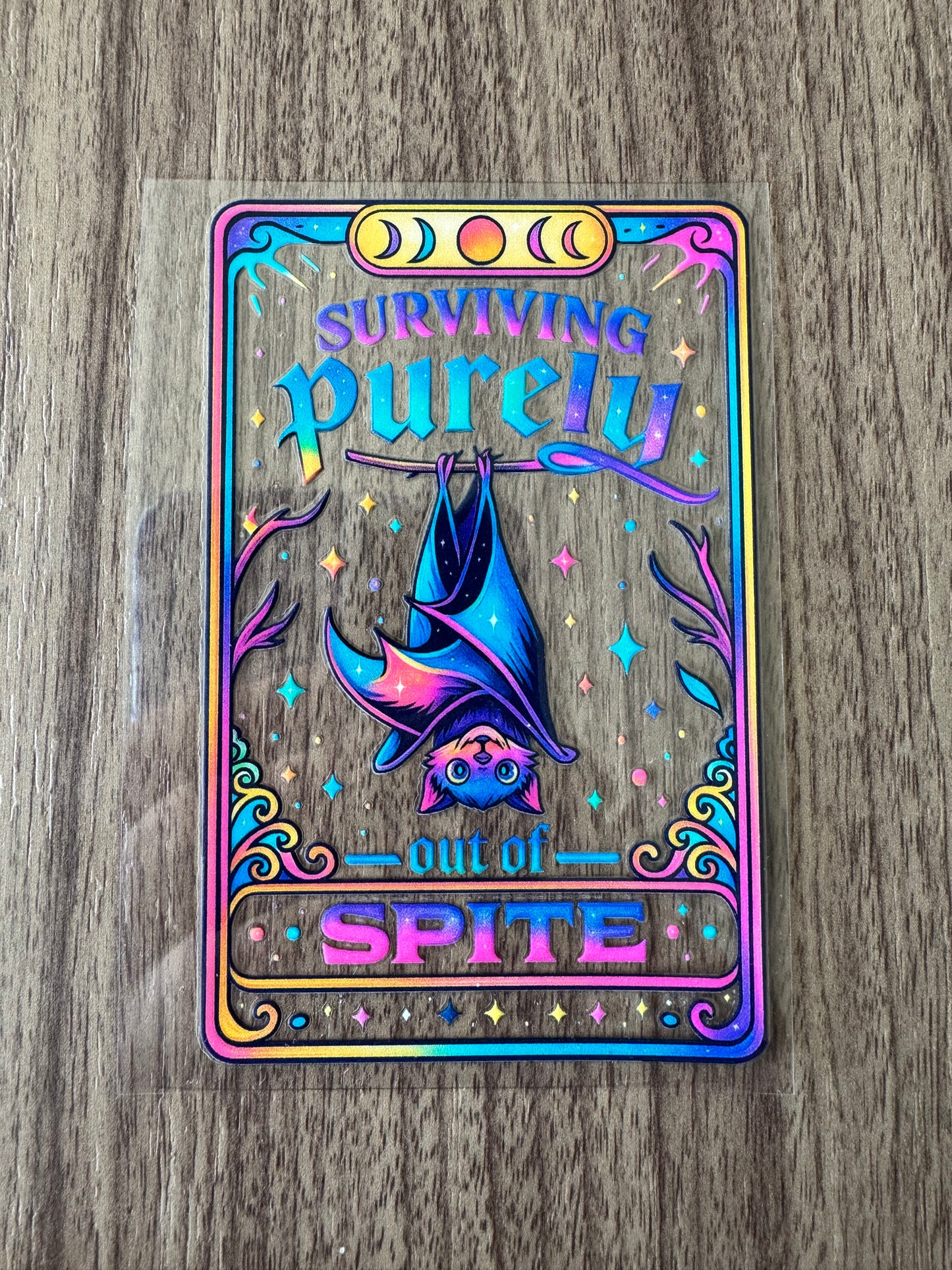 Surviving Out of Spite Bat Decal