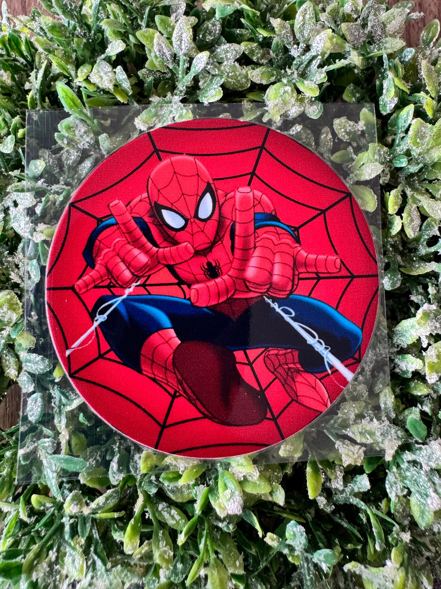 Spider Hero Circle Decal