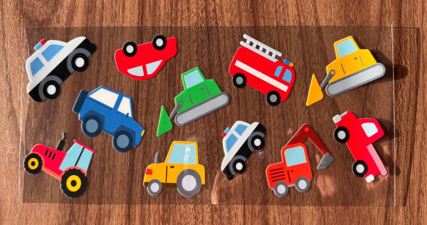 All the Vehicles Cup Wrap