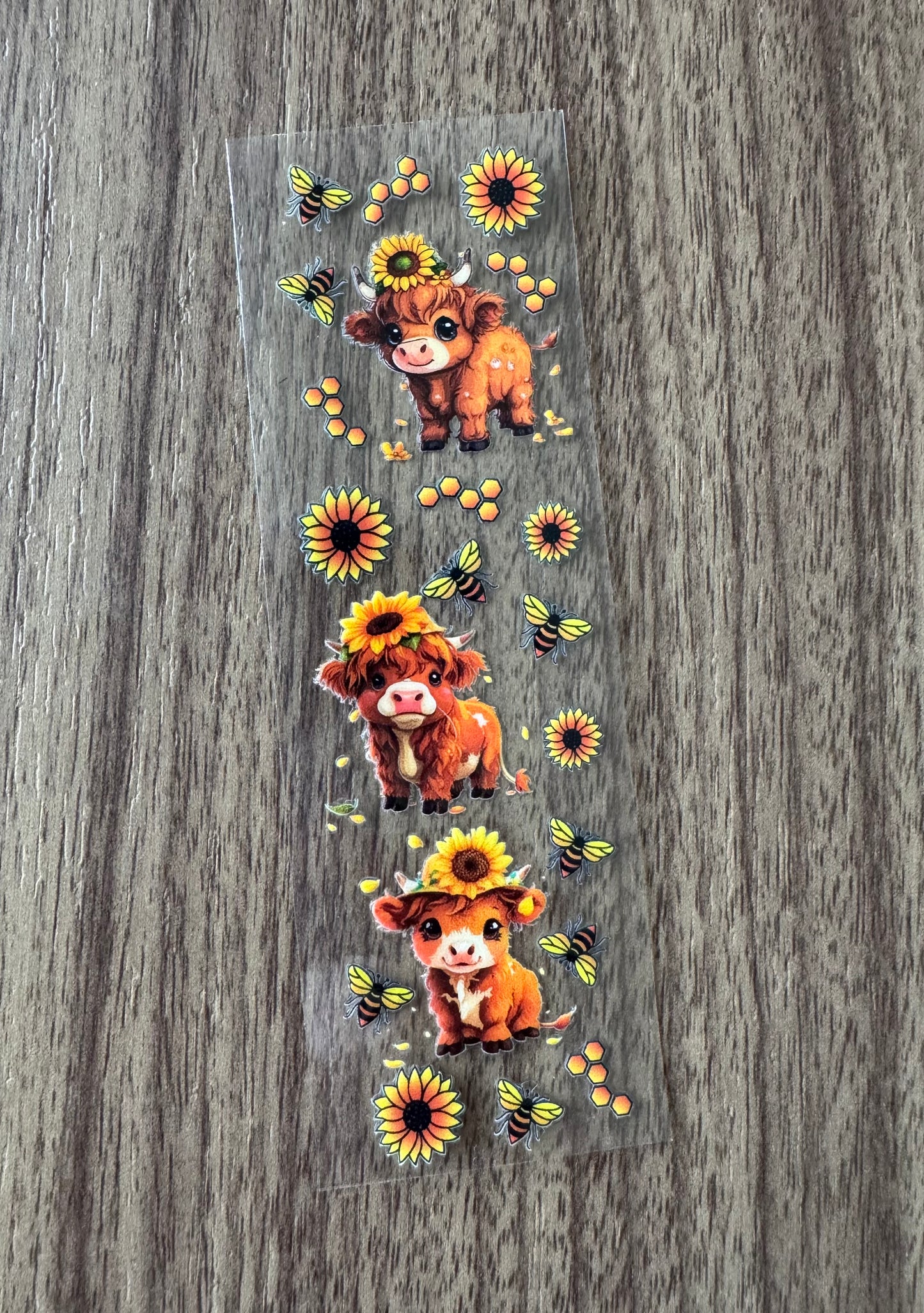 Sunflower Cows Pen Wrap
