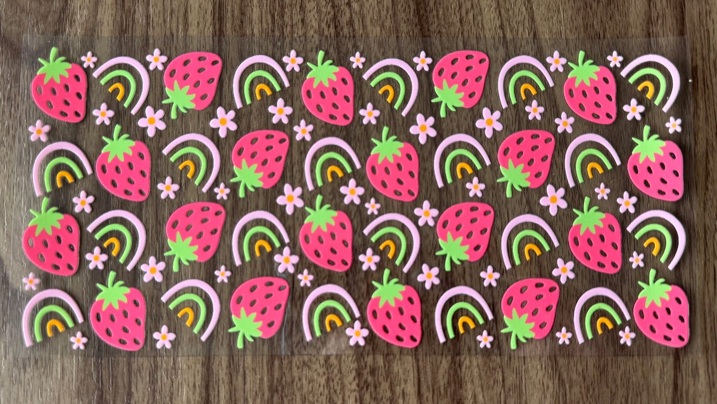 Strawberries & Rainbows Cup Wrap