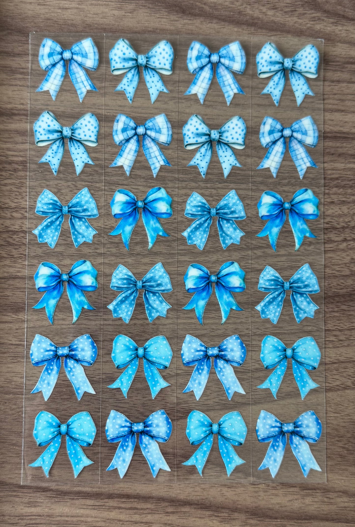 Blue Bows Sheet