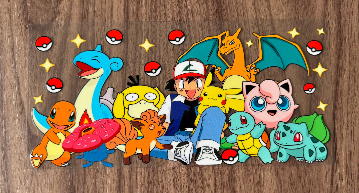 Colorful Anime Animal Friends Cup Wrap