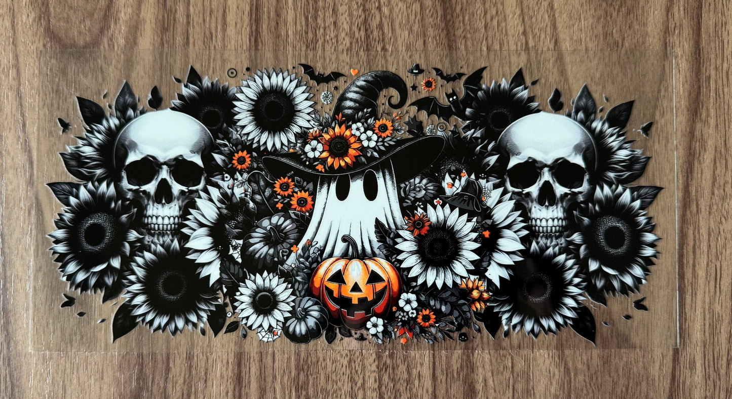 Flowery Ghost Cup Wrap