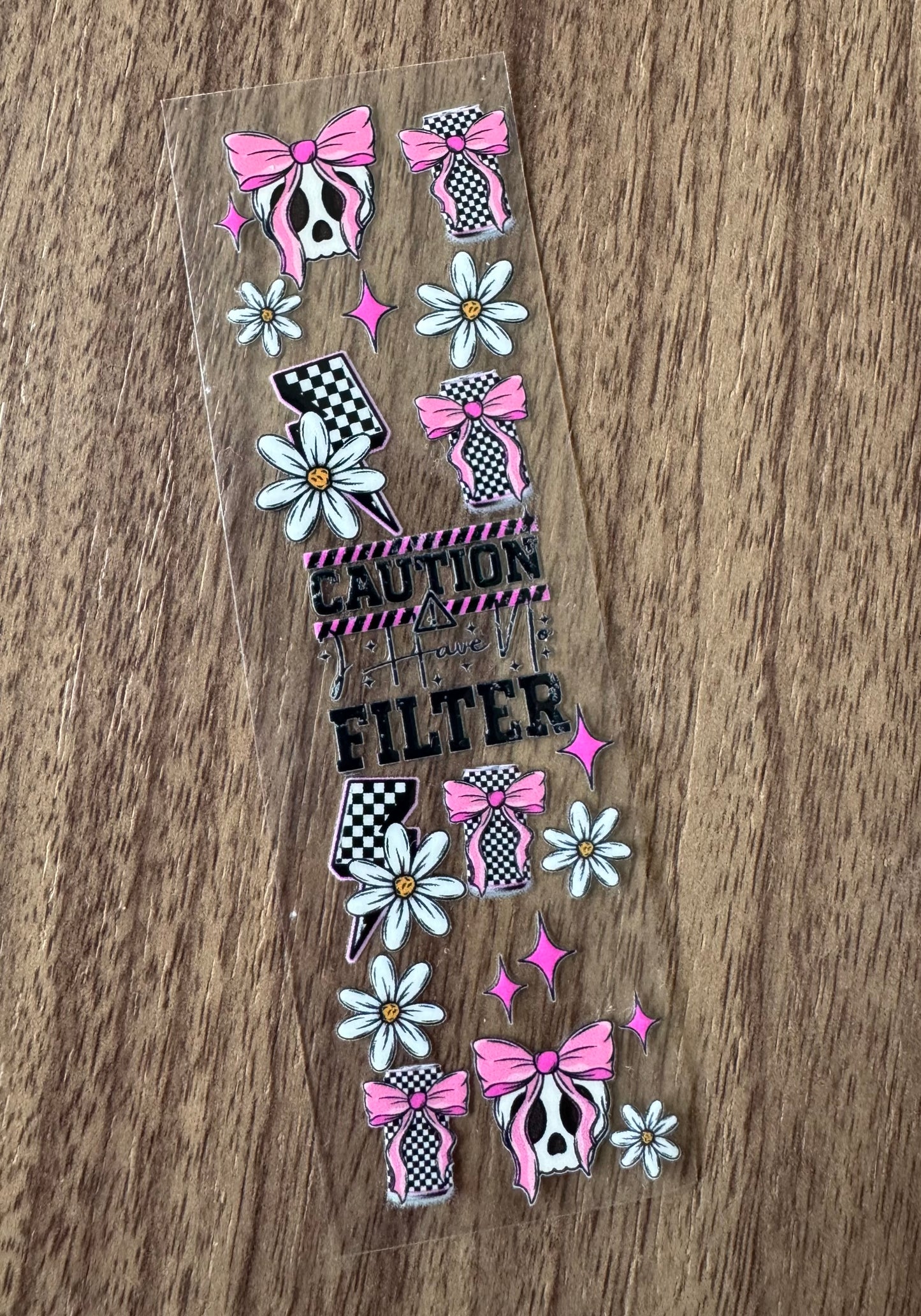 Caution No Filter Pen Wrap