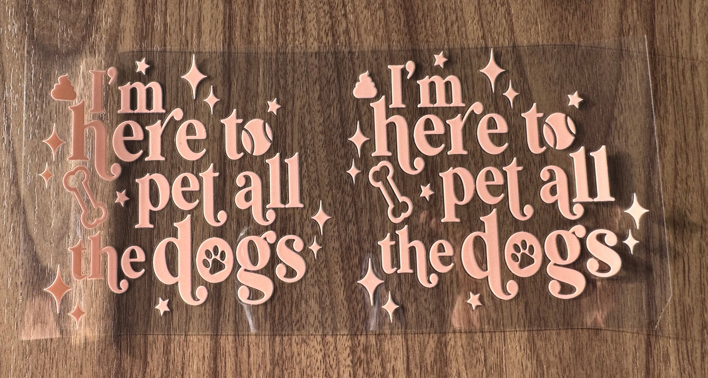 Pet All The Dogs Decal Sheet