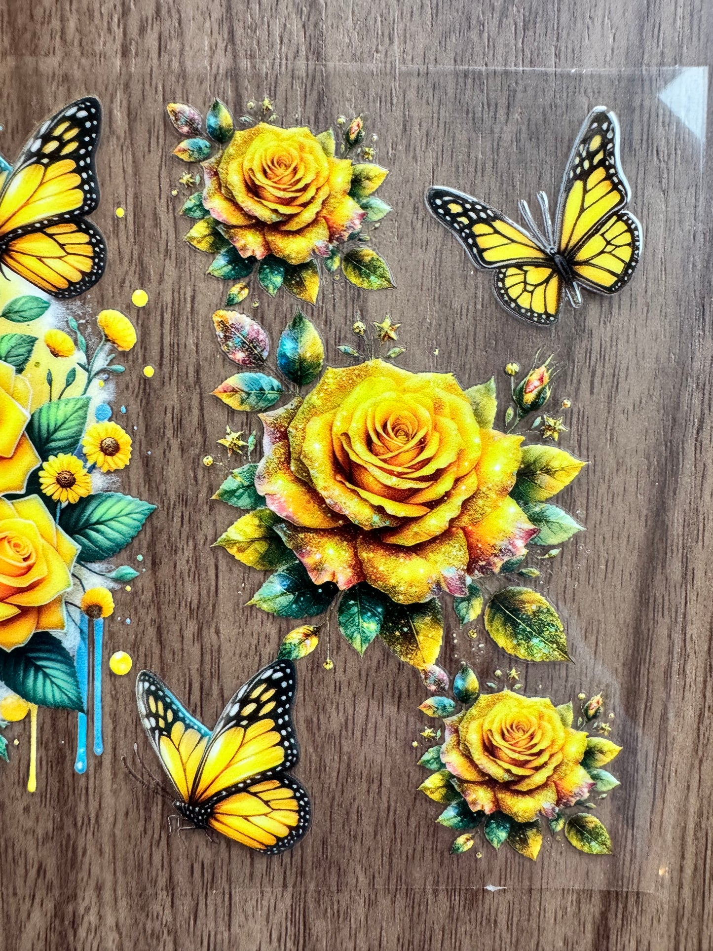 Yellow Awareness Ribbon Cup Wrap