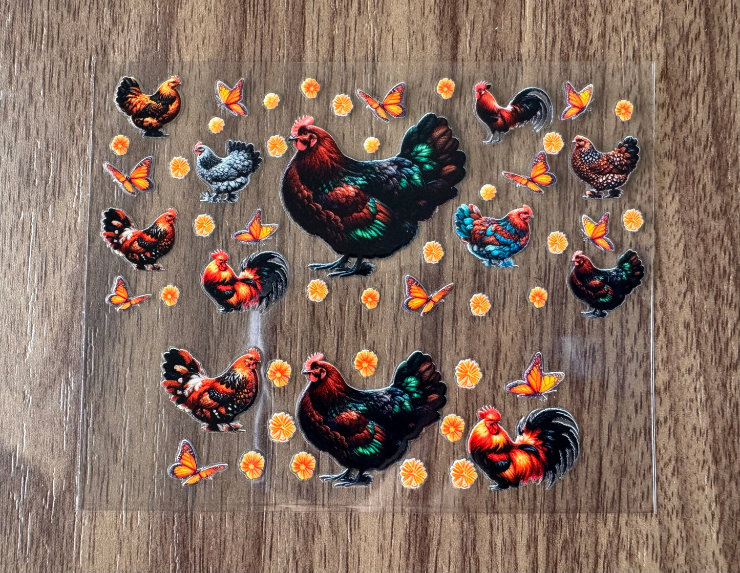 All the Chickens Mini Wrap