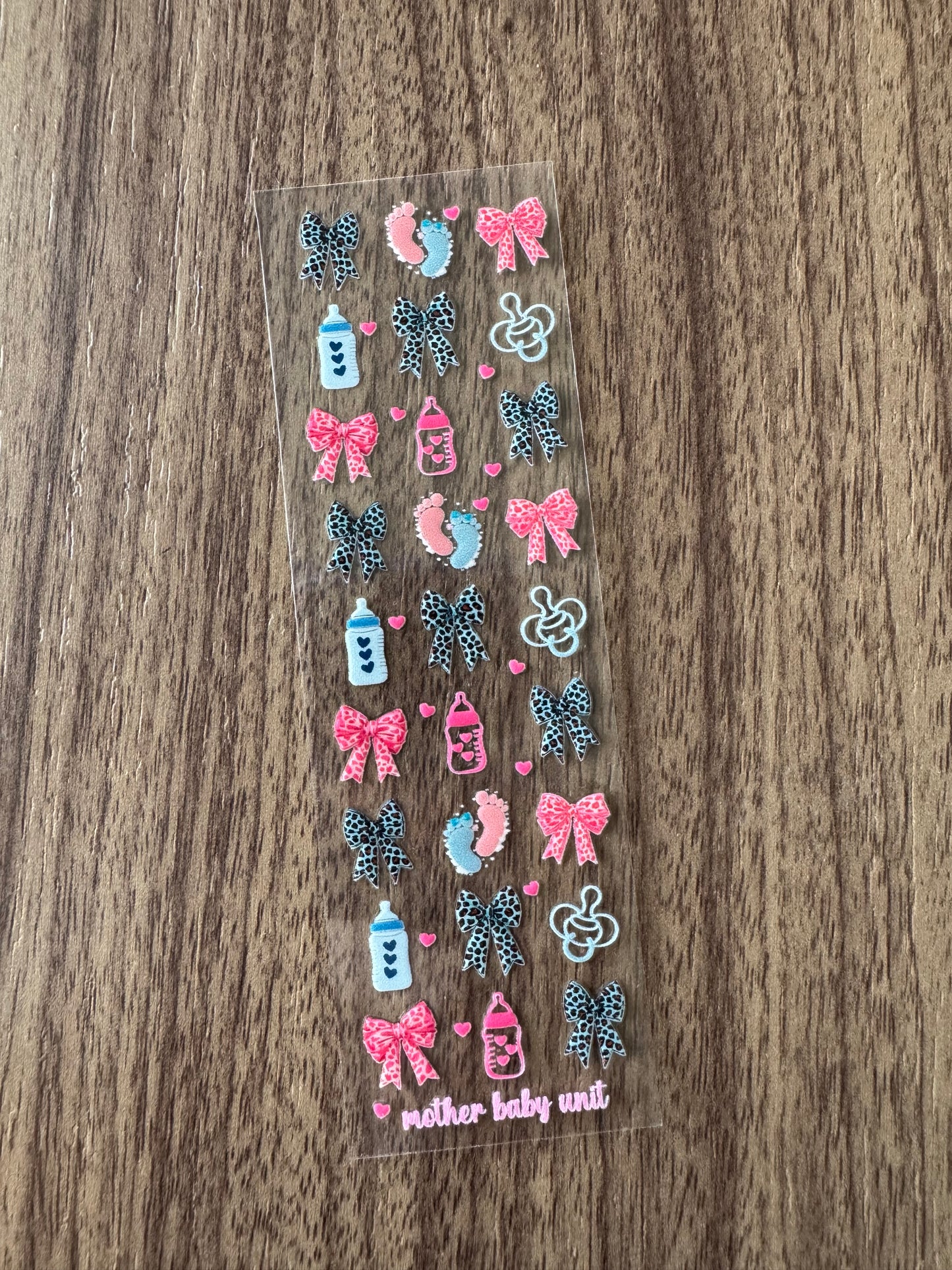 Baby Bottles & Bows Pen Wrap