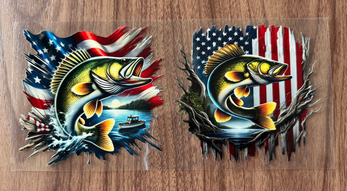 American Fishing Decal Sheet