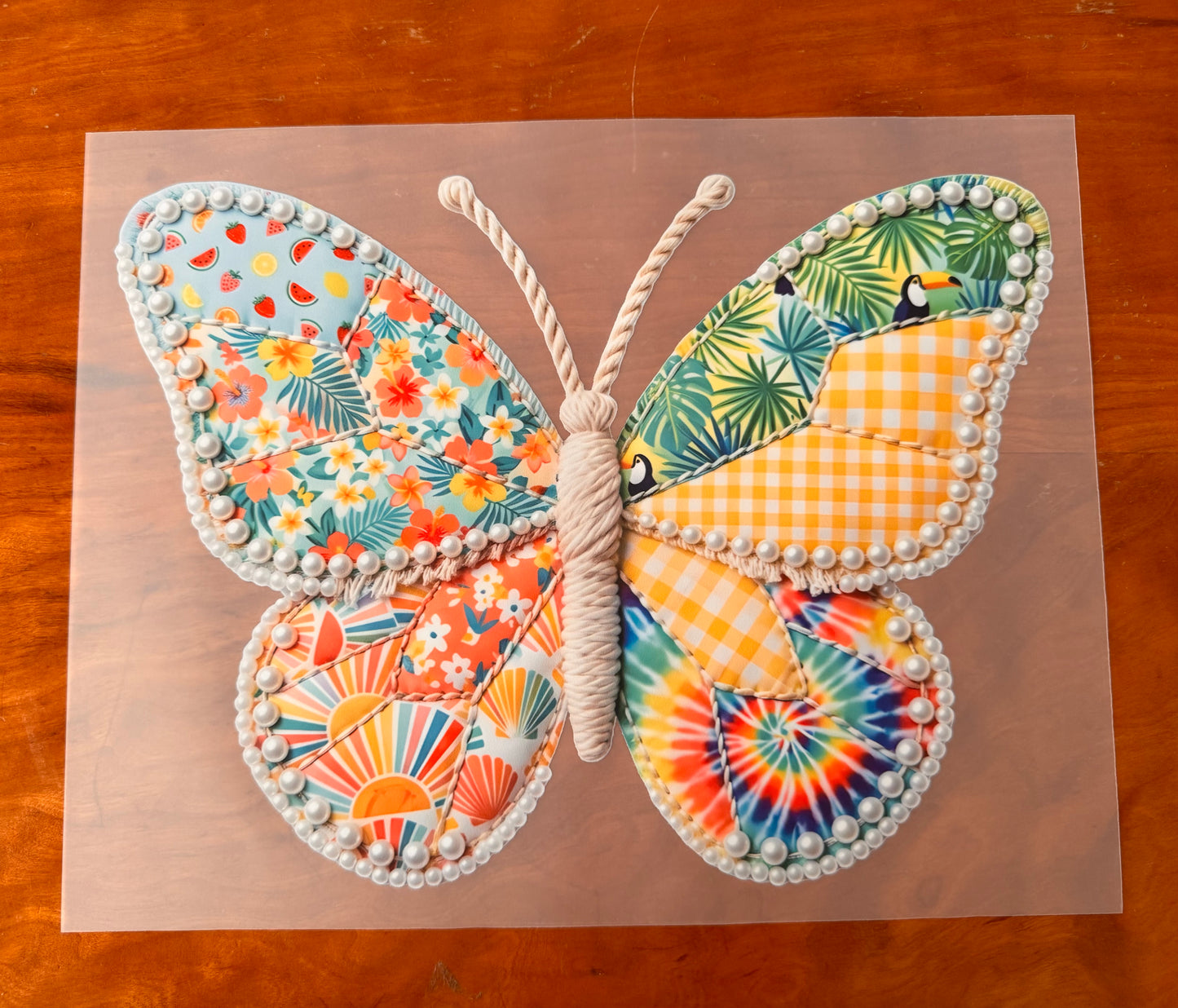 Summertime Butterfly Transfer