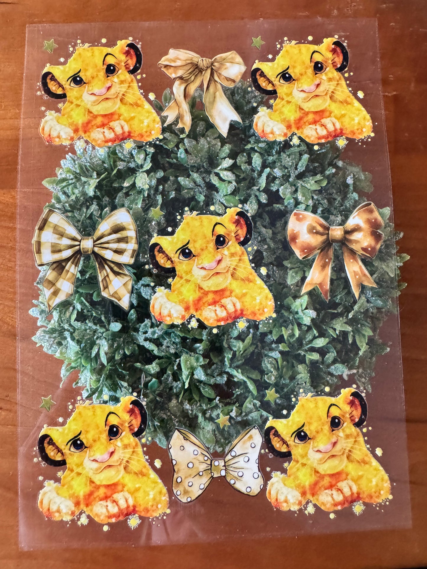 Lion Bows Notebook Wrap (Large)