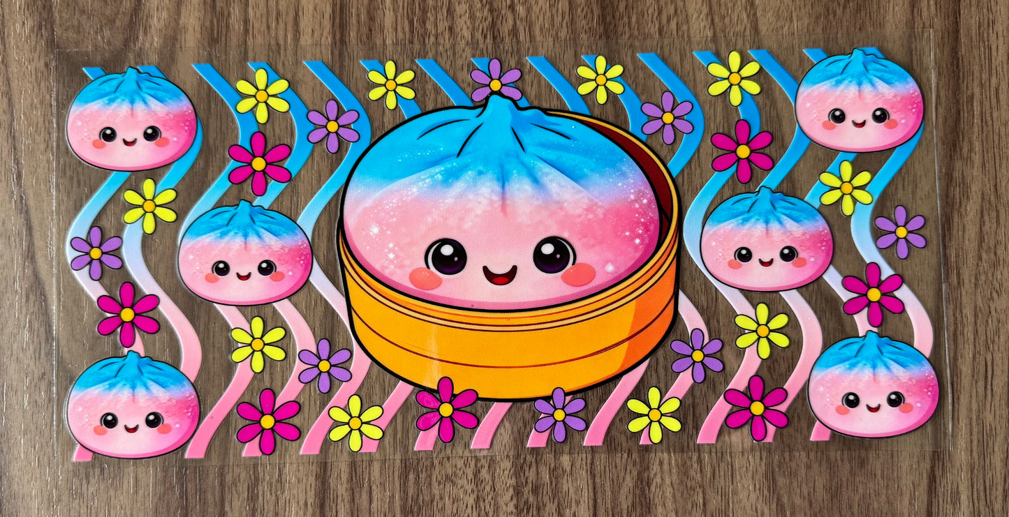 Blue & Pink Dumpling Cup Wrap